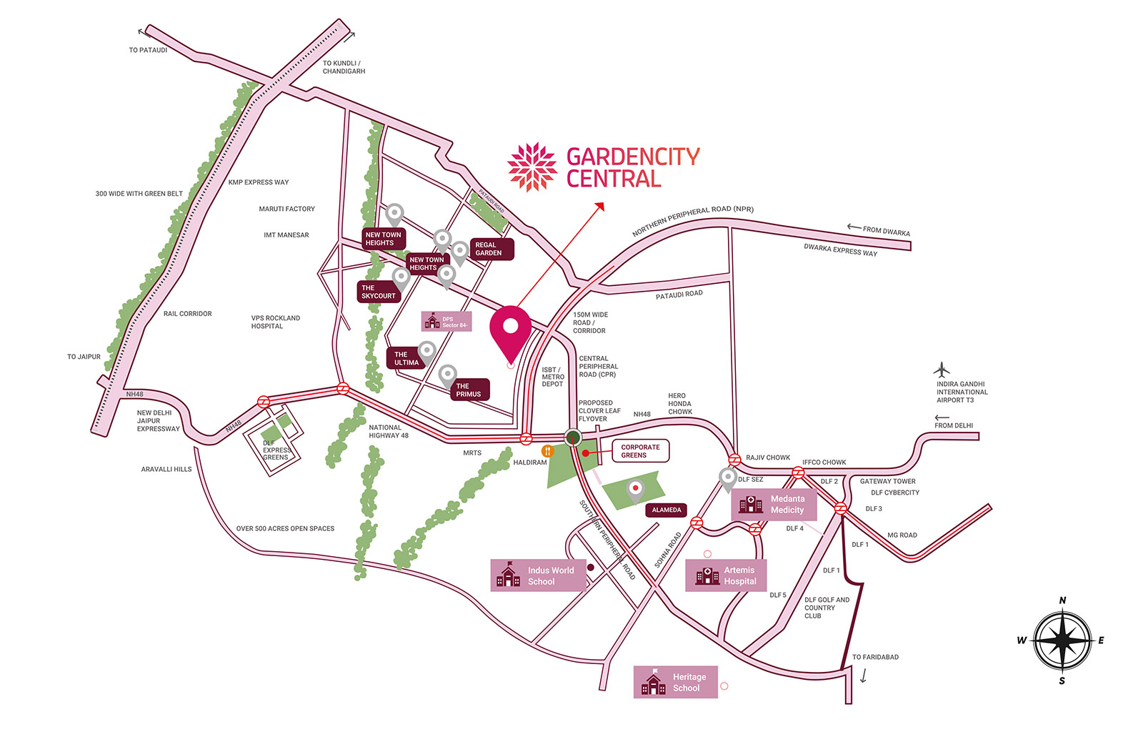 DLF Gardencity Central Location